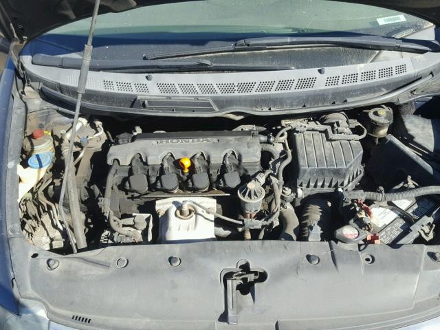 1HGFA16876L067357 - 2006 HONDA CIVIC EX BLUE photo 7