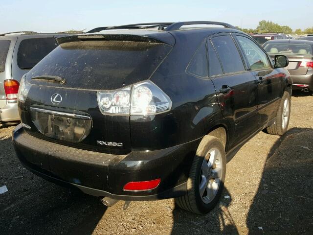 2T2HA31U65C047898 - 2005 LEXUS RX 330 BLACK photo 4