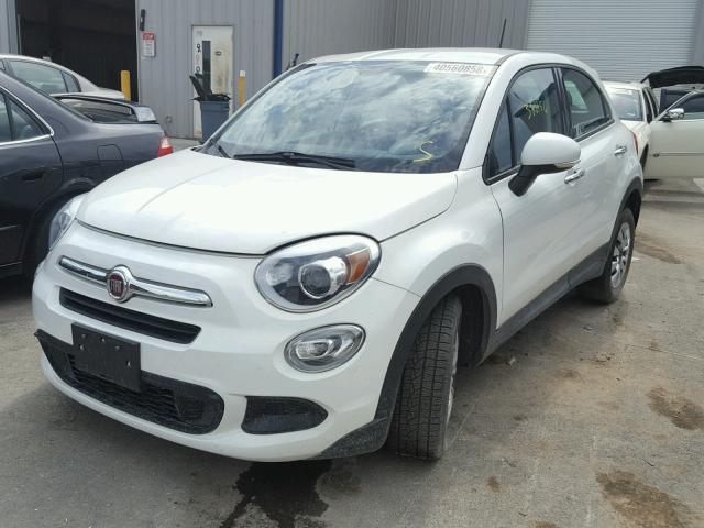 ZFBCFXAT7GP372646 - 2016 FIAT 500X POP WHITE photo 2