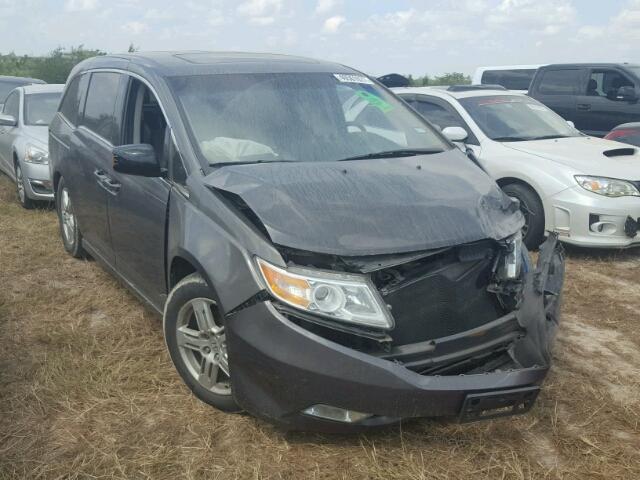 5FNRL5H91CB088433 - 2012 HONDA ODYSSEY GRAY photo 1