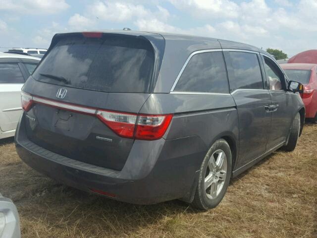 5FNRL5H91CB088433 - 2012 HONDA ODYSSEY GRAY photo 4