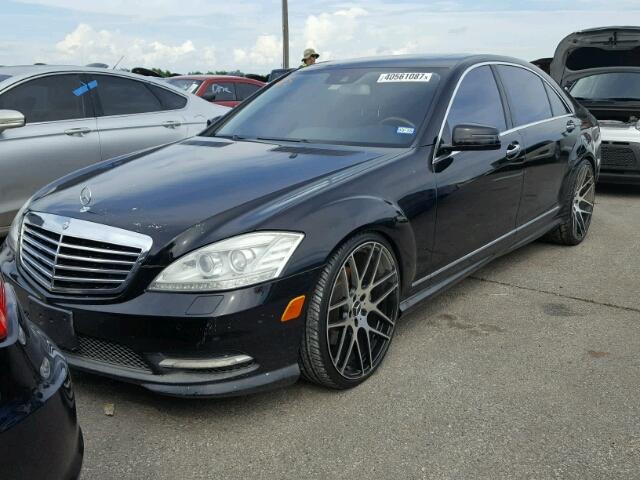 WDDNG7BB9AA293665 - 2010 MERCEDES-BENZ S 550 BLACK photo 2