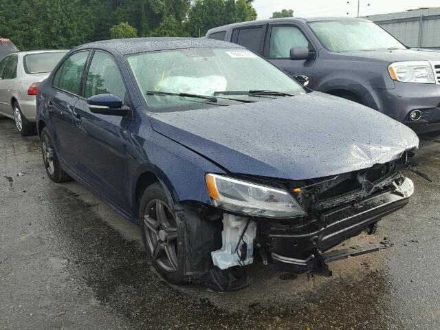 3VWD17AJ6EM430633 - 2014 VOLKSWAGEN JETTA SE 蓝色 照片 1