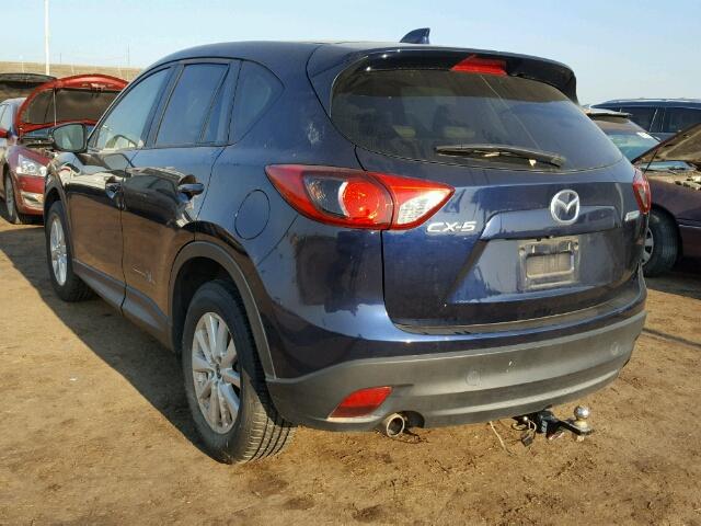 JM3KE2CY6E0342297 - 2014 MAZDA CX-5 TOURI BLUE photo 3