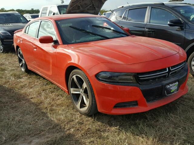 2C3CDXBG3HH627596 - 2017 DODGE CHARGER ORANGE photo 1