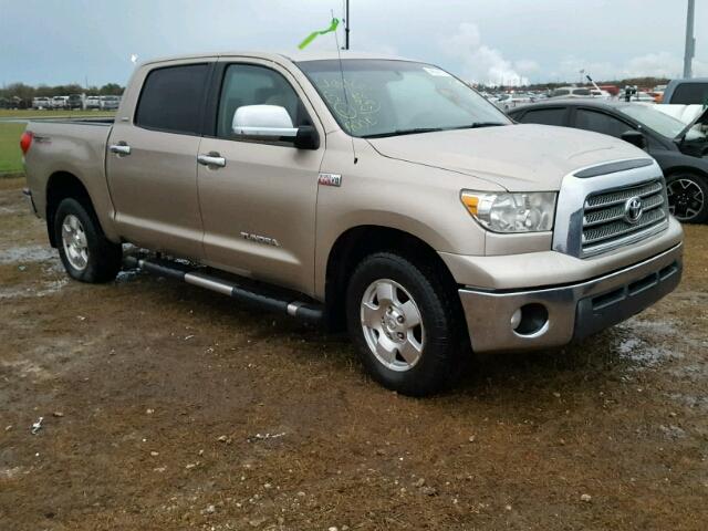 5TFEV54169X071439 - 2009 TOYOTA TUNDRA GOLD photo 1