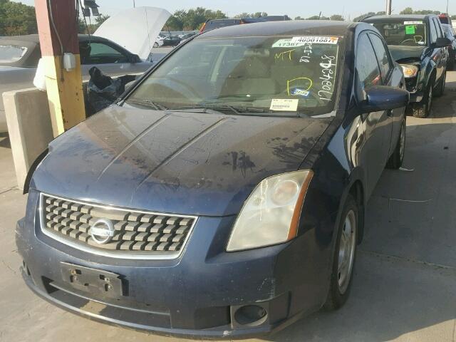 3N1AB61EX7L635187 - 2007 NISSAN SENTRA 2.0 BLUE photo 2