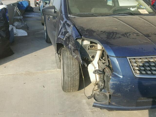 3N1AB61EX7L635187 - 2007 NISSAN SENTRA 2.0 BLUE photo 9