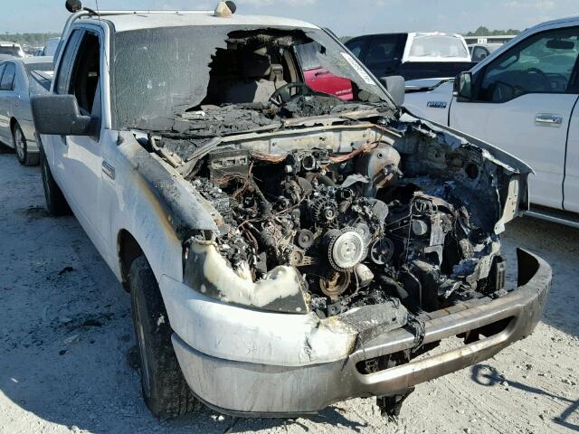 1FTRX12W96KD20859 - 2006 FORD F150 WHITE photo 1