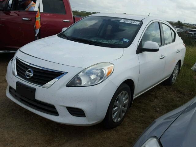 3N1CN7APXDL867131 - 2013 NISSAN VERSA S YELLOW photo 2