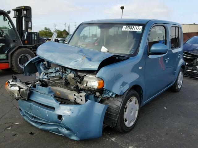 JN8AZ28R39T124255 - 2009 NISSAN CUBE BASE BLUE photo 2