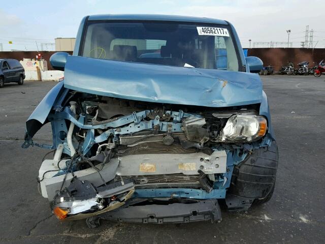 JN8AZ28R39T124255 - 2009 NISSAN CUBE BASE BLUE photo 9