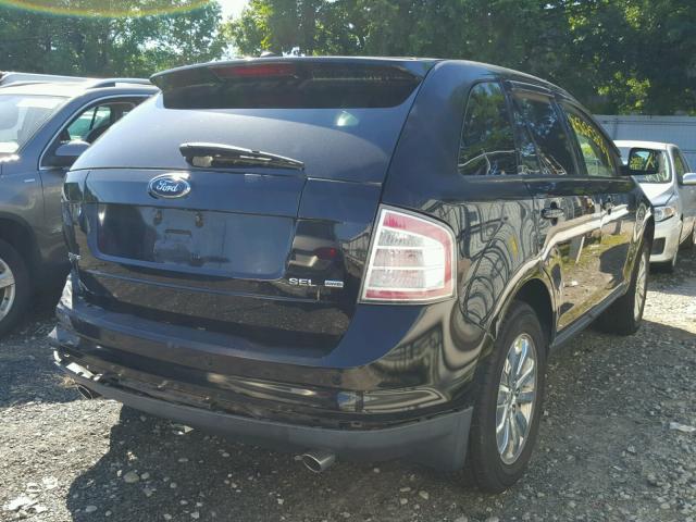 2FMDK49C67BB25475 - 2007 FORD EDGE SEL P BLACK photo 4