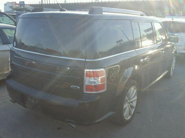 2FMGK5C83FBA07051 - 2015 FORD FLEX SEL GRAY photo 4