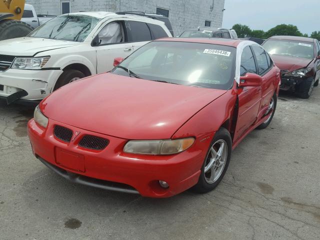 1G2WP52K1XF279570 - 1999 PONTIAC GRAND PRIX წითელი ფოტო 2