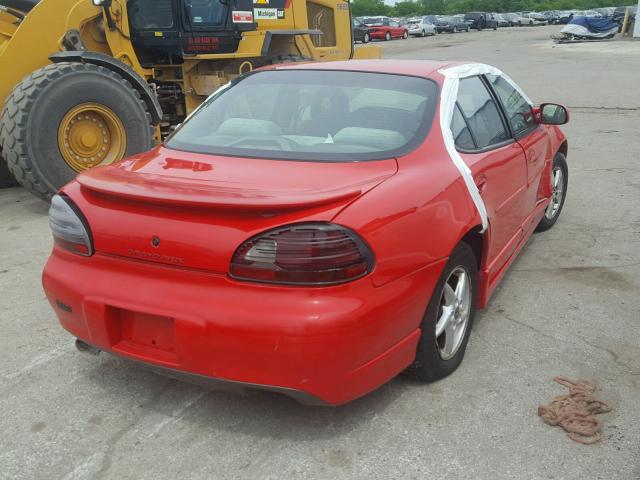 1G2WP52K1XF279570 - 1999 PONTIAC GRAND PRIX წითელი ფოტო 4