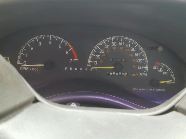 1G2WP52K1XF279570 - 1999 PONTIAC GRAND PRIX წითელი ფოტო 8