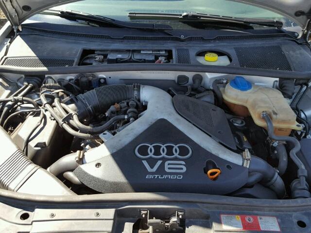 WAUCD64B34N065317 - 2004 AUDI A6 S-LINE SILVER photo 7