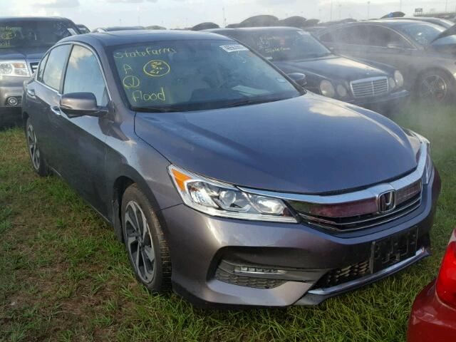 1HGCR2F86GA024403 - 2016 HONDA ACCORD GRAY photo 1