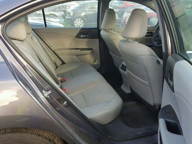 1HGCR2F86GA024403 - 2016 HONDA ACCORD GRAY photo 6