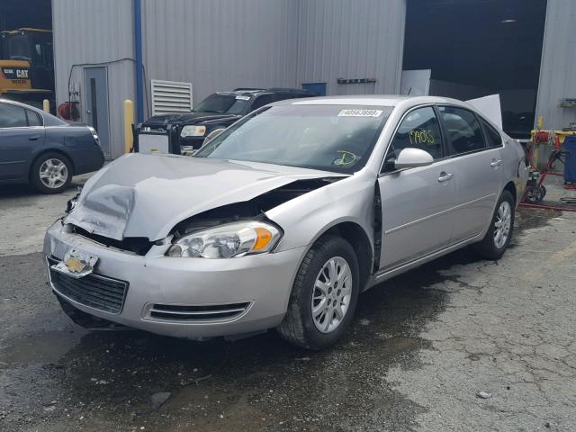 2G1WS551569375439 - 2006 CHEVROLET IMPALA POL SILVER photo 2