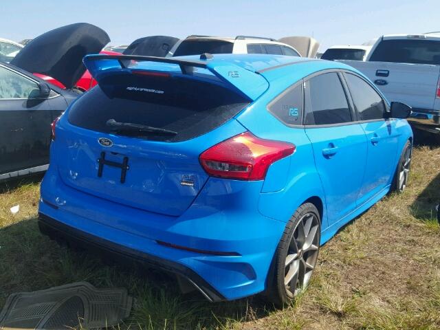 WF0DP3TH1G4116257 - 2016 FORD FOCUS BLUE photo 4