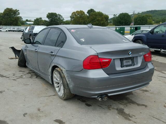 WBAPH7G53BNN03283 - 2011 BMW 328 I GRAY photo 3