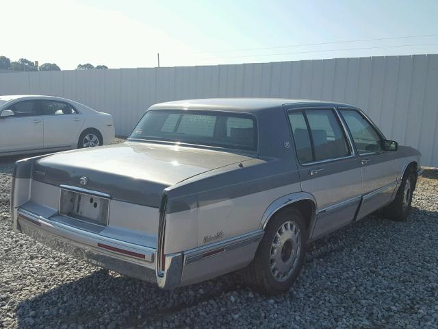 1G6CD53B7P4270523 - 1993 CADILLAC DEVILLE SILVER photo 4