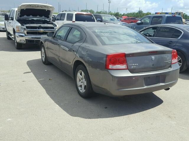 2B3CA3CV2AH202811 - 2010 DODGE CHARGER GRAY photo 3