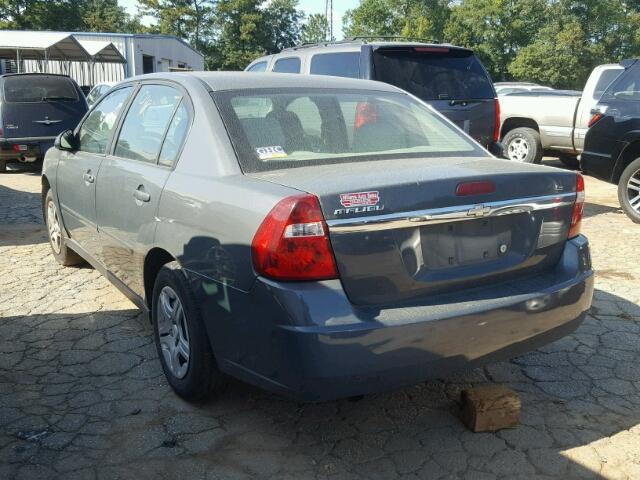 1G1ZS58F97F191618 - 2007 CHEVROLET MALIBU LS GRAY photo 3