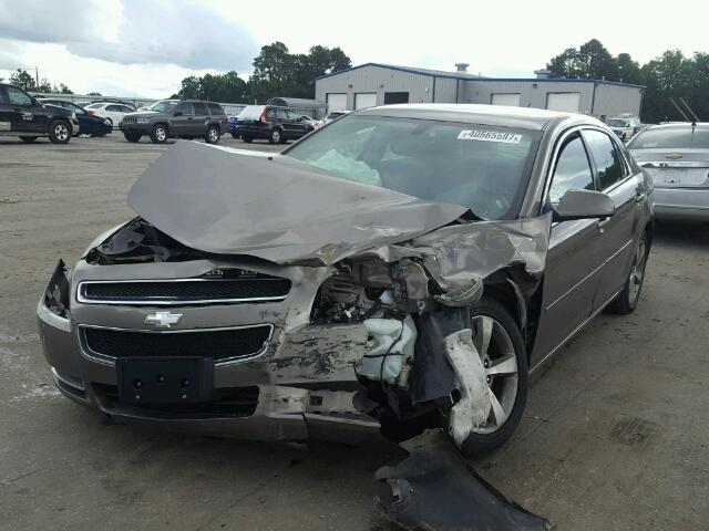 1G1ZC5EU9BF373103 - 2011 CHEVROLET MALIBU BROWN photo 2