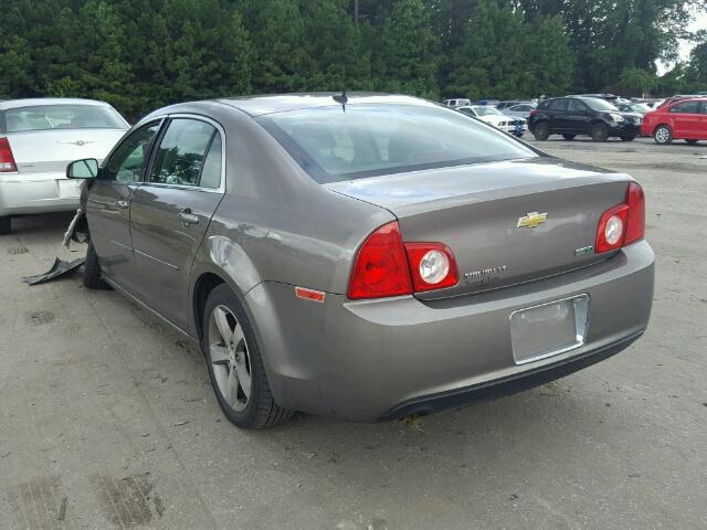 1G1ZC5EU9BF373103 - 2011 CHEVROLET MALIBU BROWN photo 3