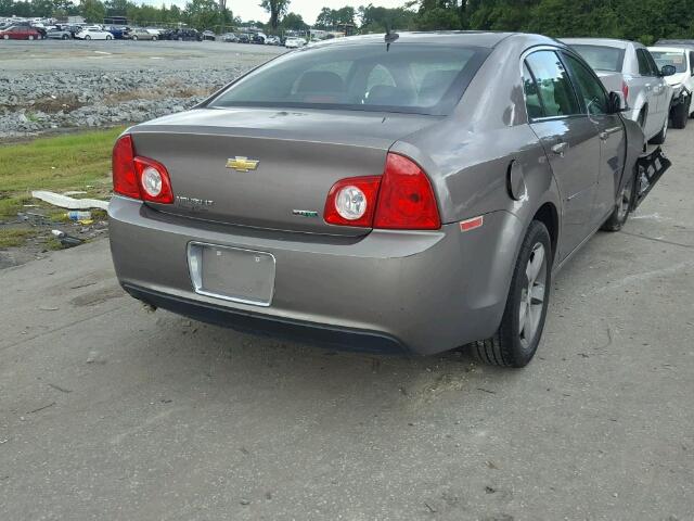 1G1ZC5EU9BF373103 - 2011 CHEVROLET MALIBU BROWN photo 4