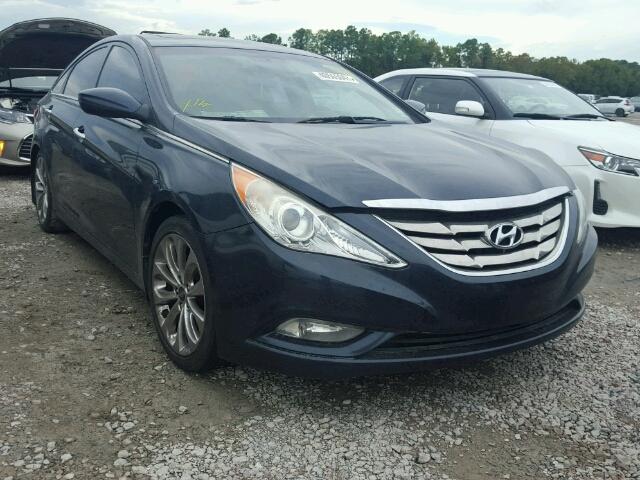 5NPEC4AC4CH446625 - 2012 HYUNDAI SONATA SE BLUE photo 1