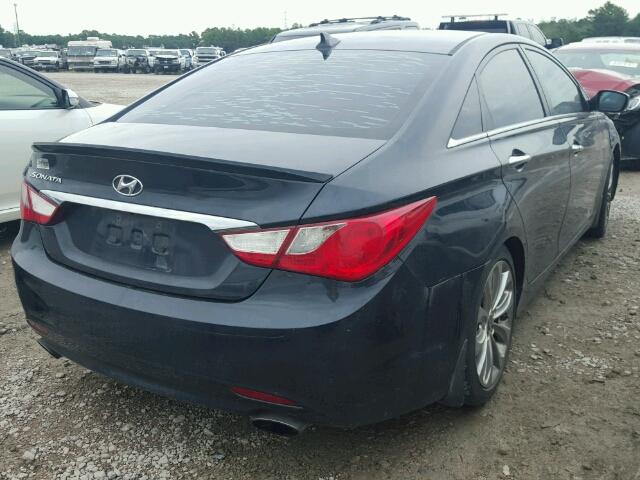 5NPEC4AC4CH446625 - 2012 HYUNDAI SONATA SE BLUE photo 4