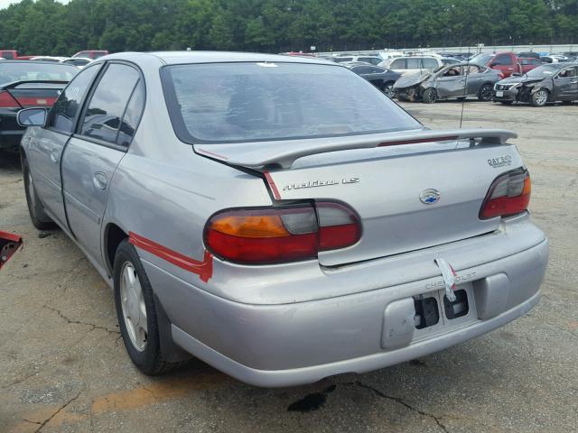 1G1NE52M0X6121471 - 1999 CHEVROLET MALIBU LS Gümüş foto 3