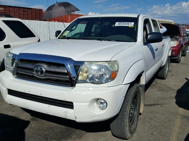 3TMKU4HN4AM025096 - 2010 TOYOTA TACOMA WHITE photo 2