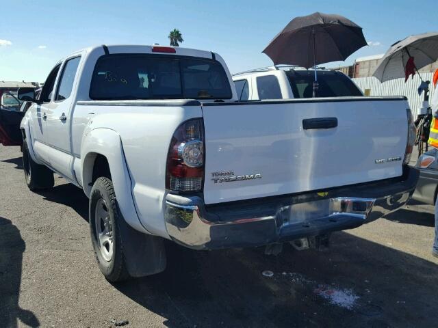 3TMKU4HN4AM025096 - 2010 TOYOTA TACOMA WHITE photo 3