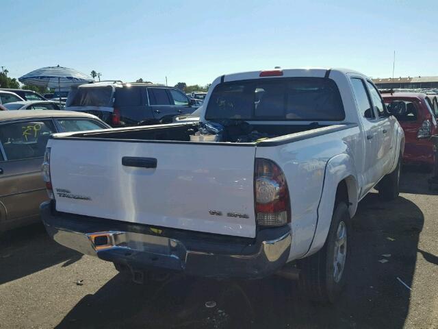 3TMKU4HN4AM025096 - 2010 TOYOTA TACOMA WHITE photo 4