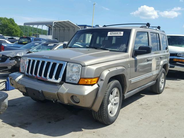 1J8HG58236C170418 - 2006 JEEP COMMANDER ოქროსფერი ფოტო 2