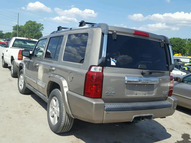 1J8HG58236C170418 - 2006 JEEP COMMANDER ოქროსფერი ფოტო 3