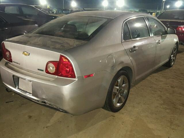 1G1ZC5E00AF308930 - 2010 CHEVROLET MALIBU 1LT ვერცხლისფერი ფოტო 4