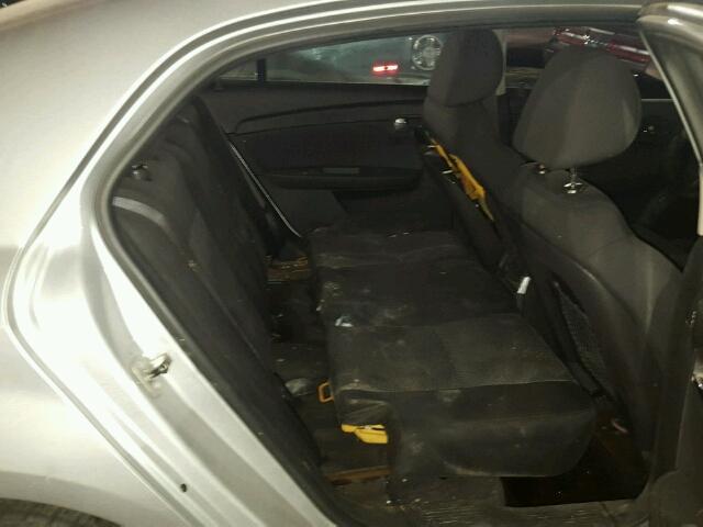 1G1ZC5E00AF308930 - 2010 CHEVROLET MALIBU 1LT ვერცხლისფერი ფოტო 6