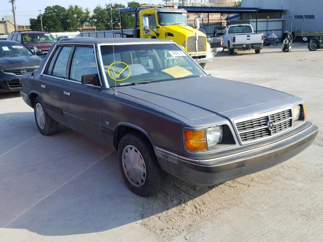 1B3BD36D3HC151919 - 1987 DODGE ARIES LE GRAY photo 1