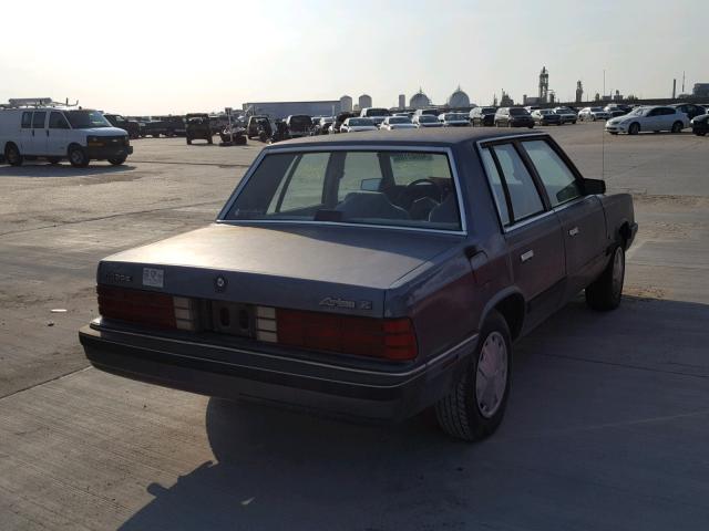 1B3BD36D3HC151919 - 1987 DODGE ARIES LE GRAY photo 4