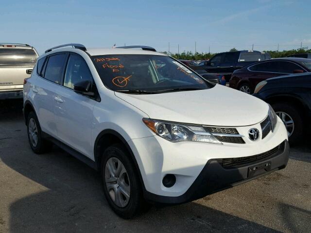 2T3ZFREV2EW099678 - 2014 TOYOTA RAV4 LE WHITE photo 1