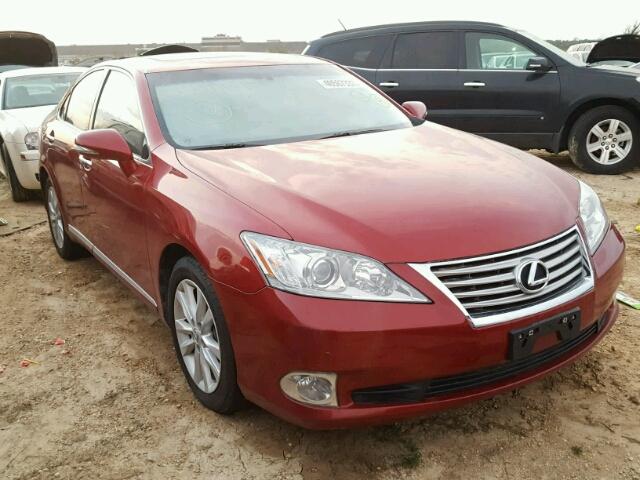 JTHBK1EG6C2485038 - 2012 LEXUS ES RED photo 1