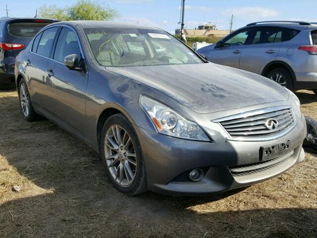 JN1CV6AP3BM505235 - 2011 INFINITI G37 BASE GRAY photo 1