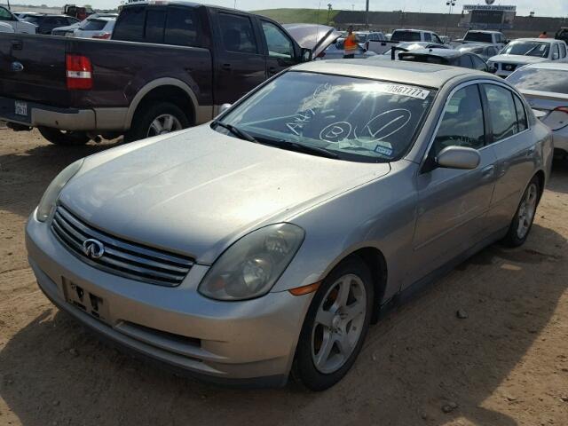 JNKCV51E13M025040 - 2003 INFINITI G35 GRAY photo 2