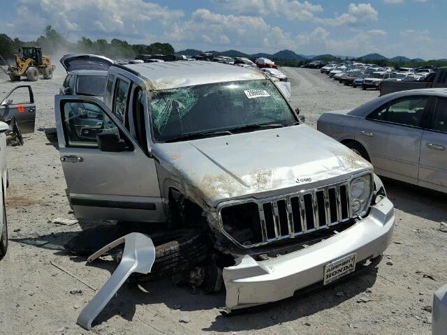 1J8GP28K78W184575 - 2008 JEEP LIBERTY SP SILVER photo 1